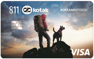 kotak 811 dream different lifetime free credit card